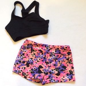 Zella sports bra & freestyle dance shorts